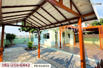 บ้านเดี่ยว บ้านคริสตัล ถ.ฉลองกรุง ใกล้สนามบินสุวรรณภูมิ.