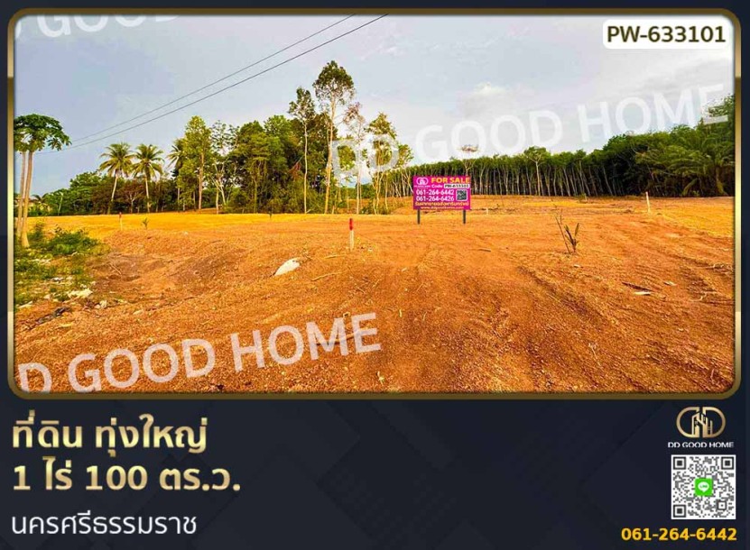 ที่ดิน ทุ่งใหญ่ 1 ไร่ 100 ตร.ว. นครศรีธรรมราช-1