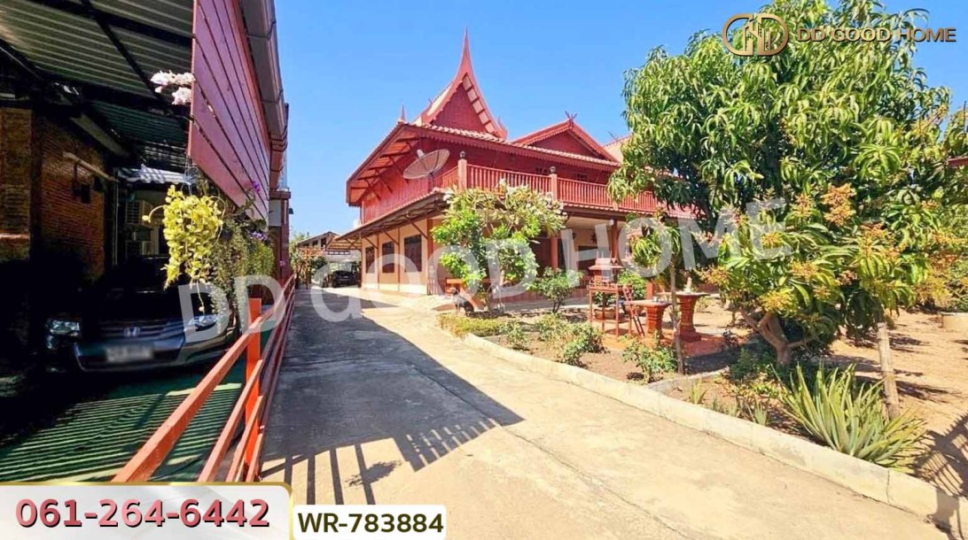 ที่ดินพร้อมบ้านทรงไทย บางบาล 1 ไร่ 326 ตร.ว. พระนครศรีอยุธยา ใกล้วัดบางนมโค (หลวงพ่อปาน)-4