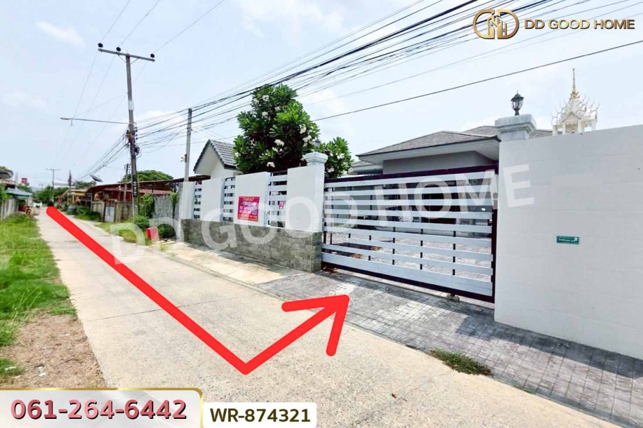 บ้านเดี่ยวต้นโพธิ์ ซ.หมู่บ้านมังกรทอง สิงห์บุรี ใกล้ศาลหลักเมือง-2