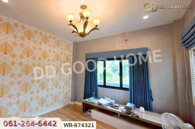 บ้านเดี่ยวต้นโพธิ์ ซ.หมู่บ้านมังกรทอง สิงห์บุรี ใกล้ศาลหลักเมือง