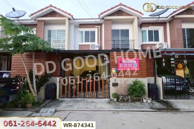 ทาวน์เฮ้าส์ ภูมิใจนิเวศน์ เทพารักษ์ 2 สมุทรปราการ ใกล้โรงพยาบาลบางบ่อ.