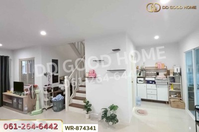 ทาวน์เฮ้าส์ ภูมิใจนิเวศน์ เทพารักษ์ 2 สมุทรปราการ ใกล้โรงพยาบาลบางบ่อ.