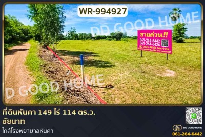 ที่ดินหันคา 149 ไร่ 114 ตร.ว. ชัยนาท ใกล้โรงพยาบาลหันคา-1