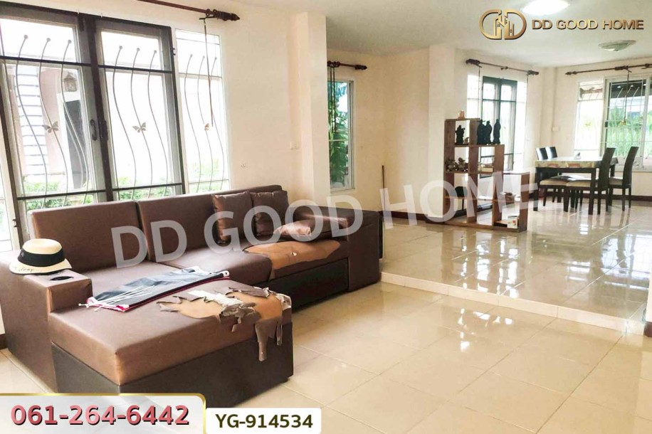 บ้านแฝด บ้านดุสิตบุรี ถ.กาญจนาภิเษก บางบัวทอง นนทบุรี ใกล้โลตัส ไทรน้อย-2