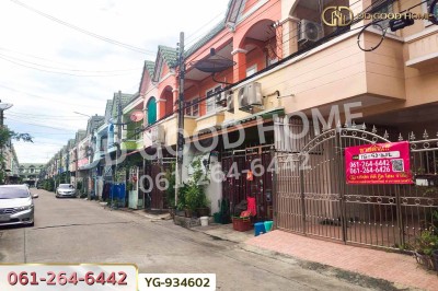 ทาวน์เฮ้าส์ หมู่บ้านบัวทองธานี นนทบุรี ใกล้ตลาดสมบัติบุรี